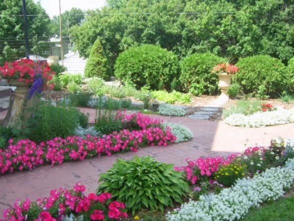 walkway in the garden